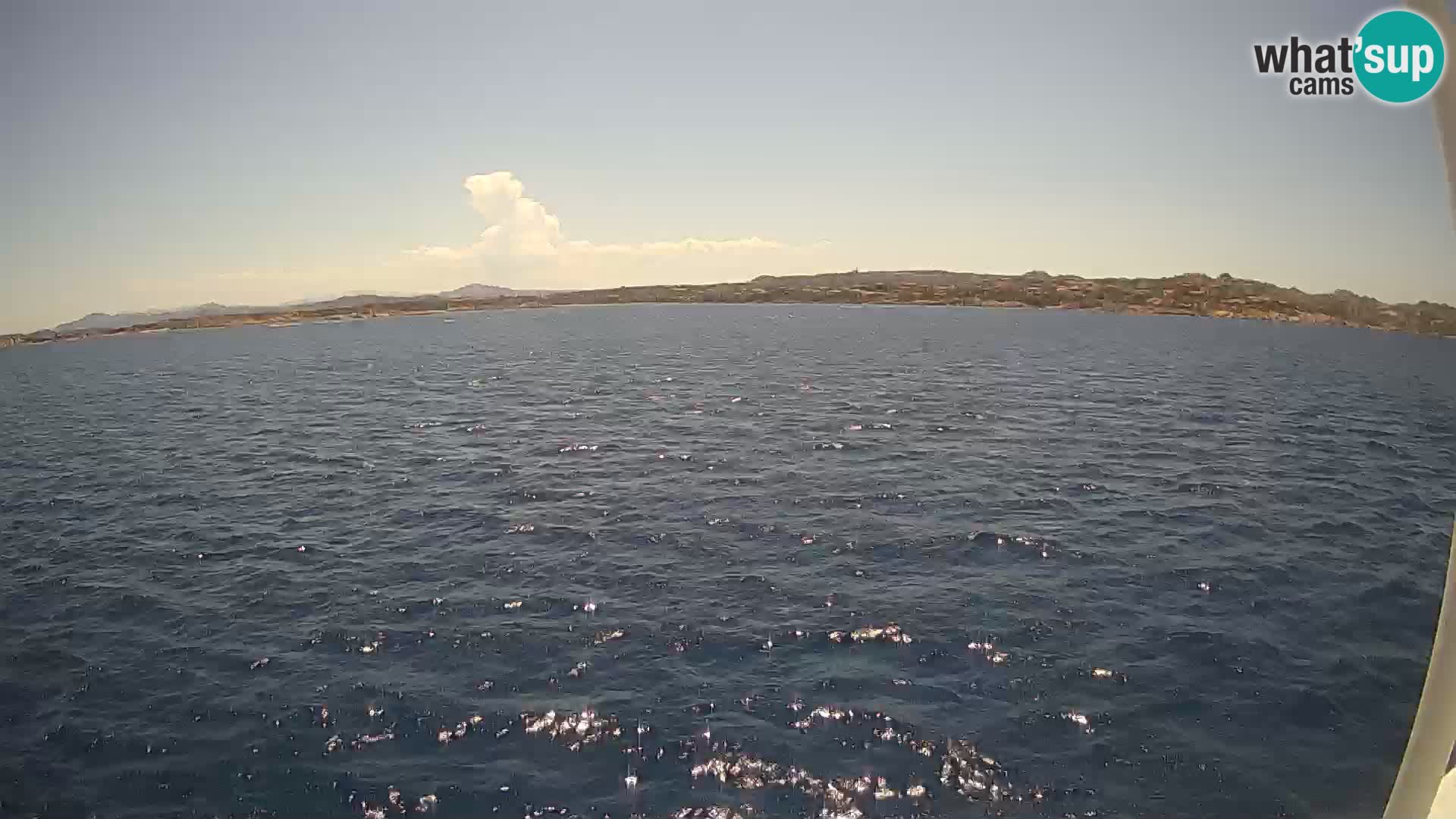 Čoln Lo Squalo IV – arhipelag spletna kamera La Maddalena – Sardinija – Italija