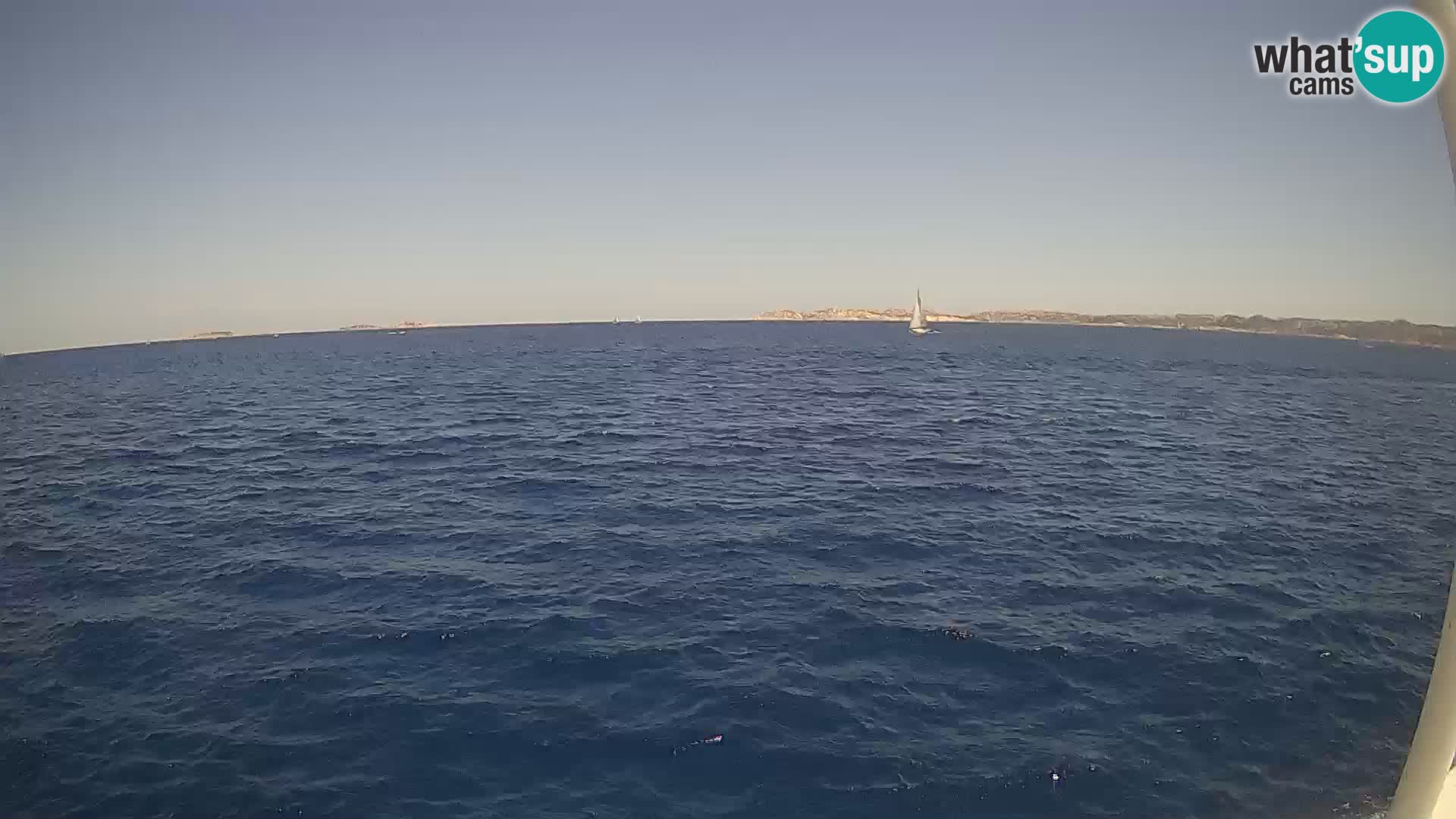 The boat Lo Squalo IV – live webcam arcipelago La Maddalena – Sardinia – Italy