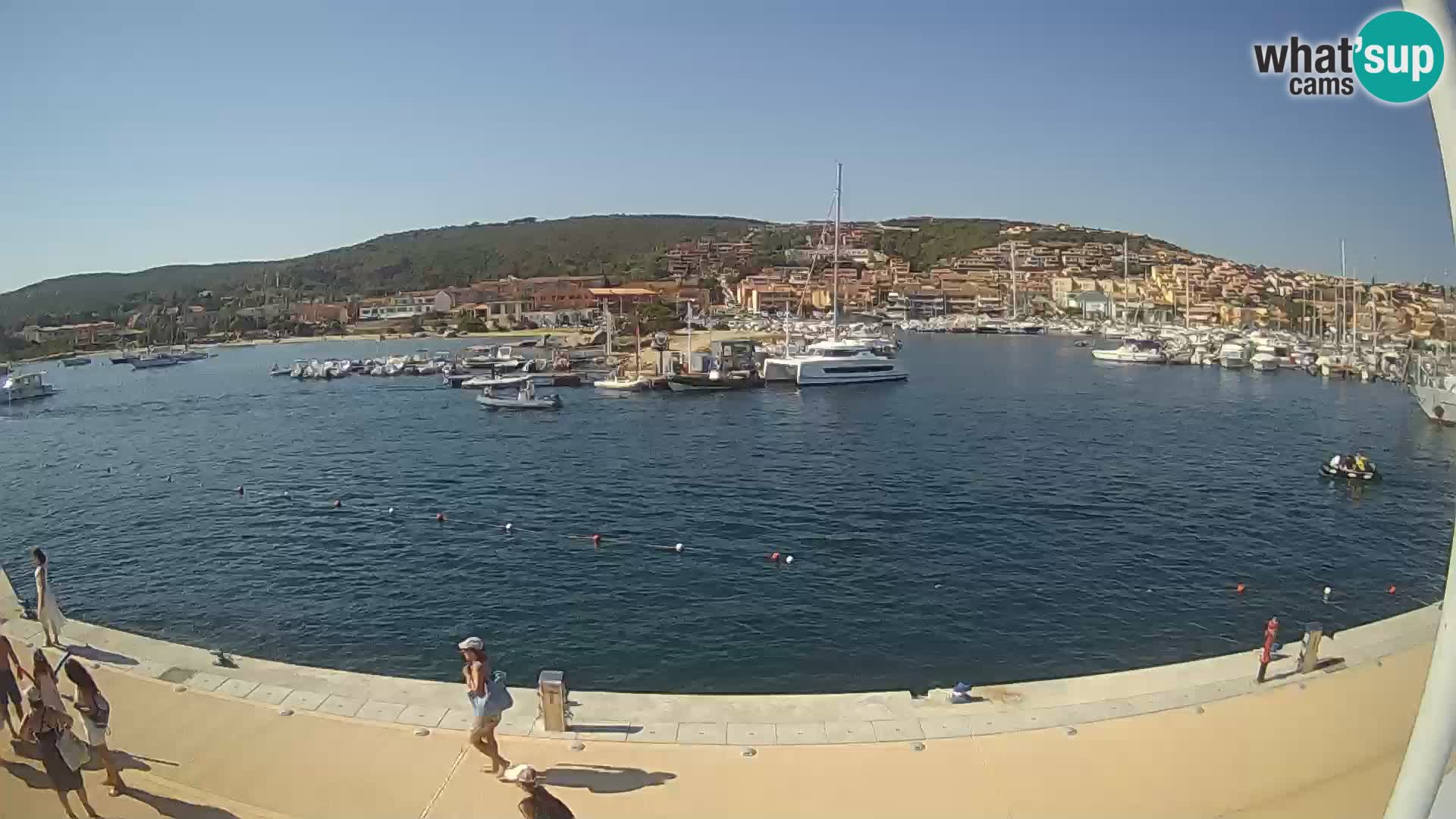 The boat Lo Squalo IV – live webcam arcipelago La Maddalena – Sardinia – Italy