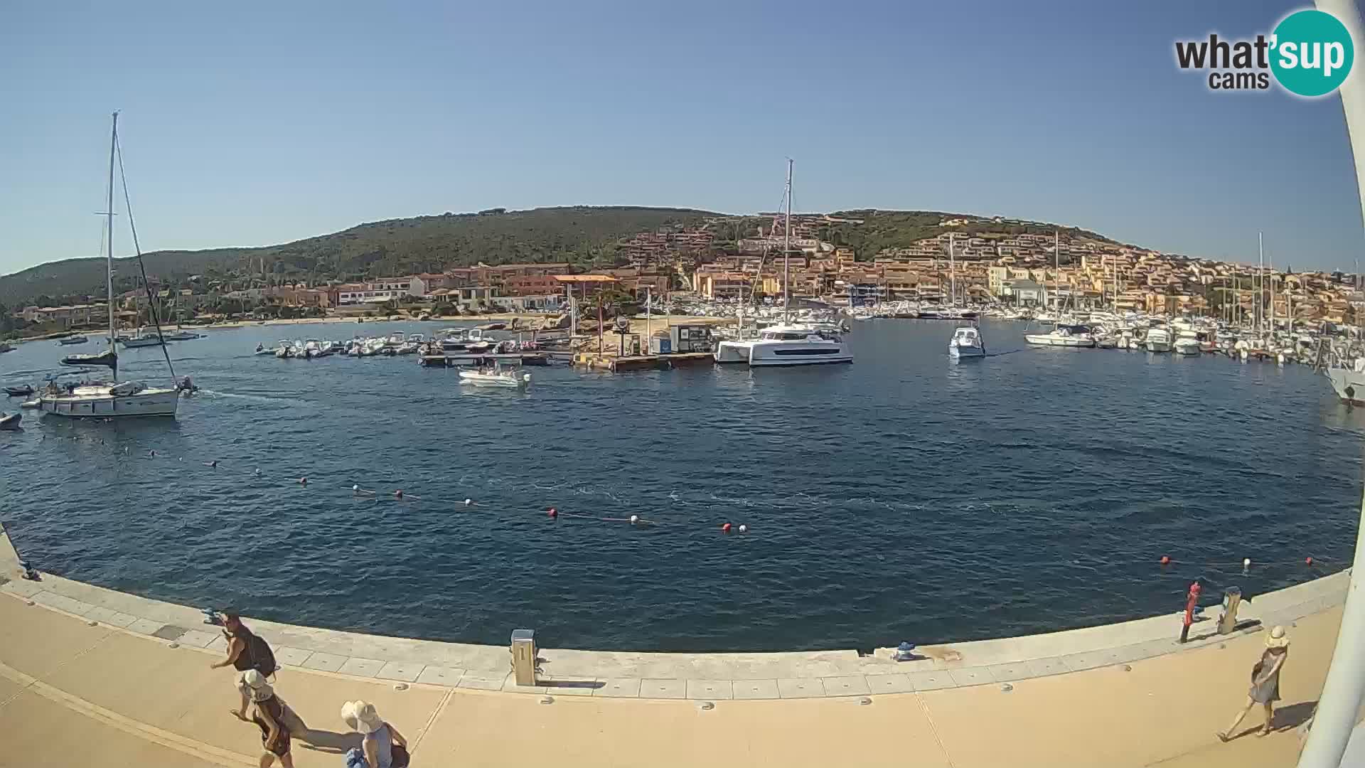 The boat Lo Squalo IV – live webcam arcipelago La Maddalena – Sardinia – Italy