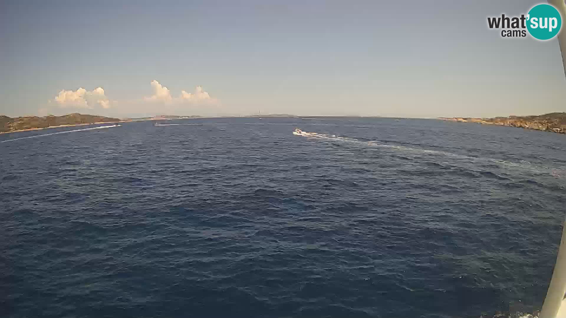 Le bateau Lo Squalo IV – webcam en direct arcipelago La Maddalena – Sardaigne – Italie