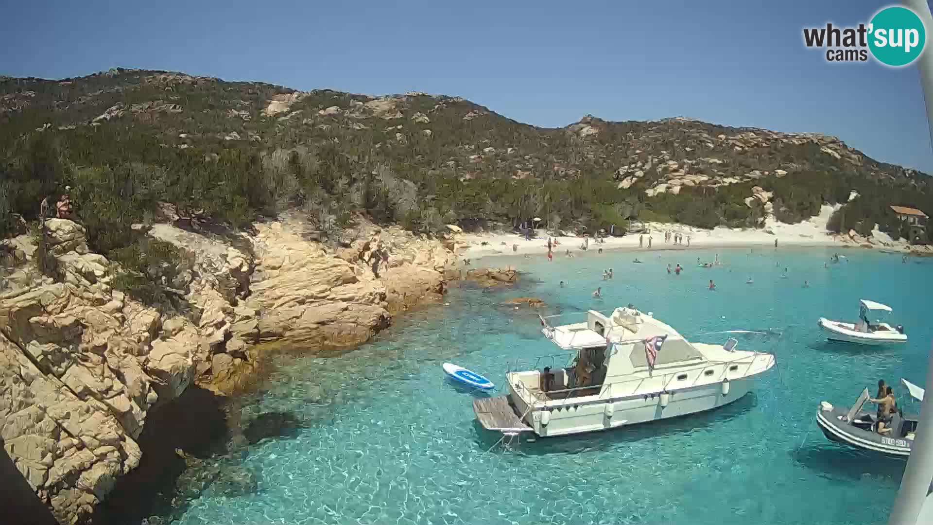 Le bateau Lo Squalo IV – webcam en direct arcipelago La Maddalena – Sardaigne – Italie