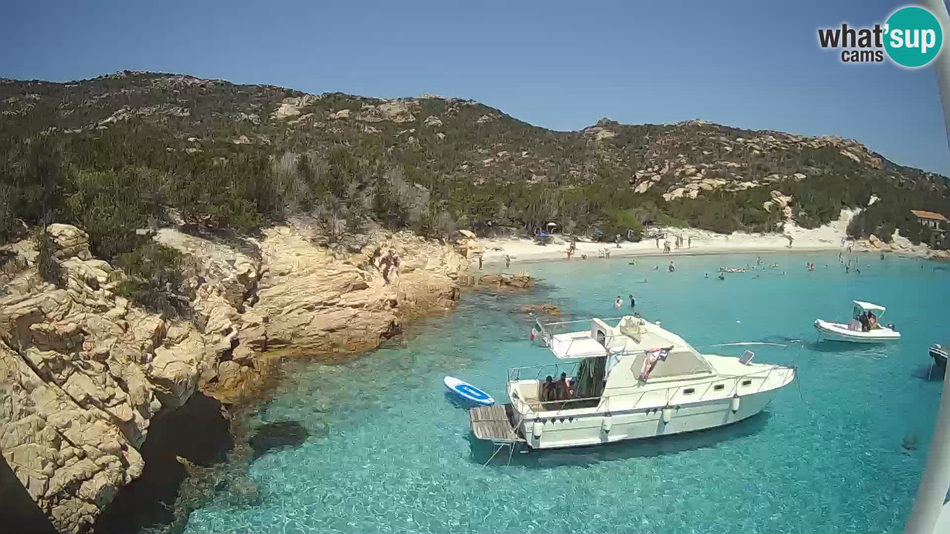 Le bateau Lo Squalo IV – webcam en direct arcipelago La Maddalena – Sardaigne – Italie