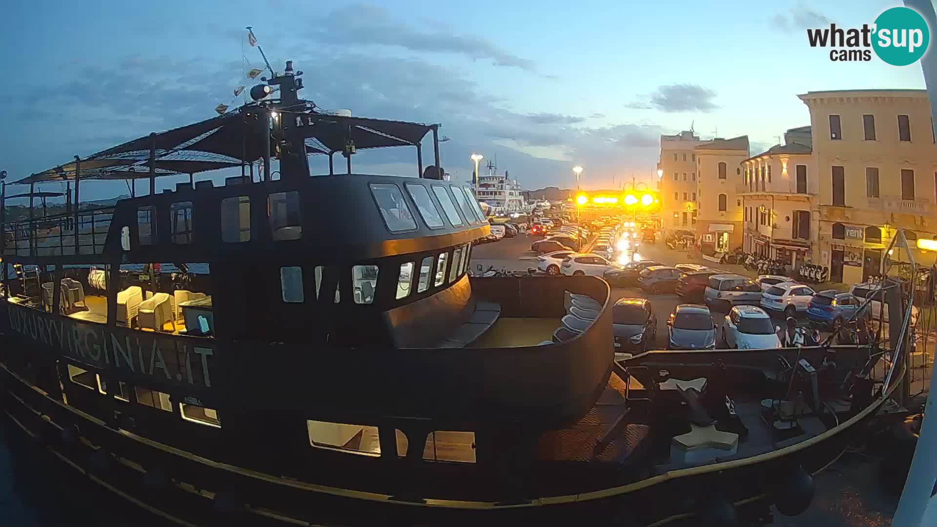 El barco Lo Squalo IV – webcam en directo archipiélago La Maddalena – Cerdeña – Italia