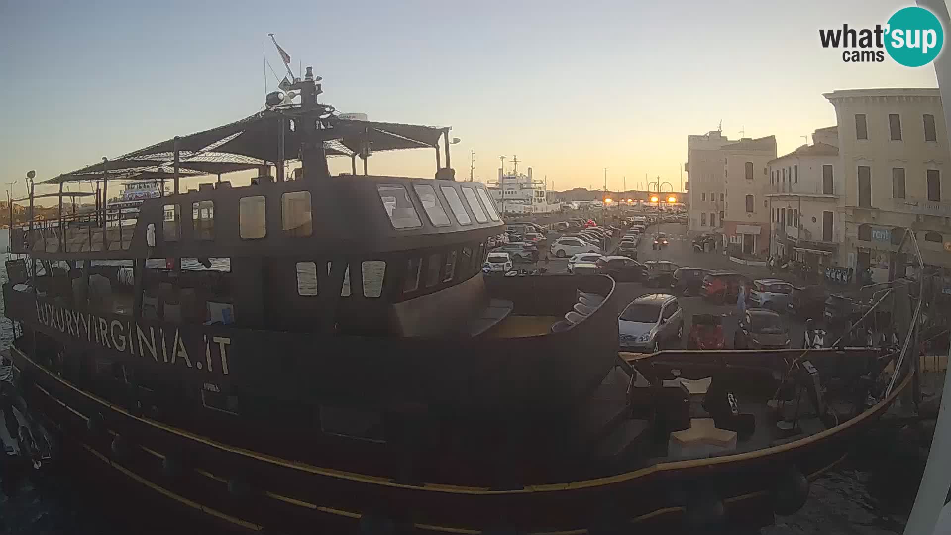 El barco Lo Squalo IV – webcam en directo archipiélago La Maddalena – Cerdeña – Italia
