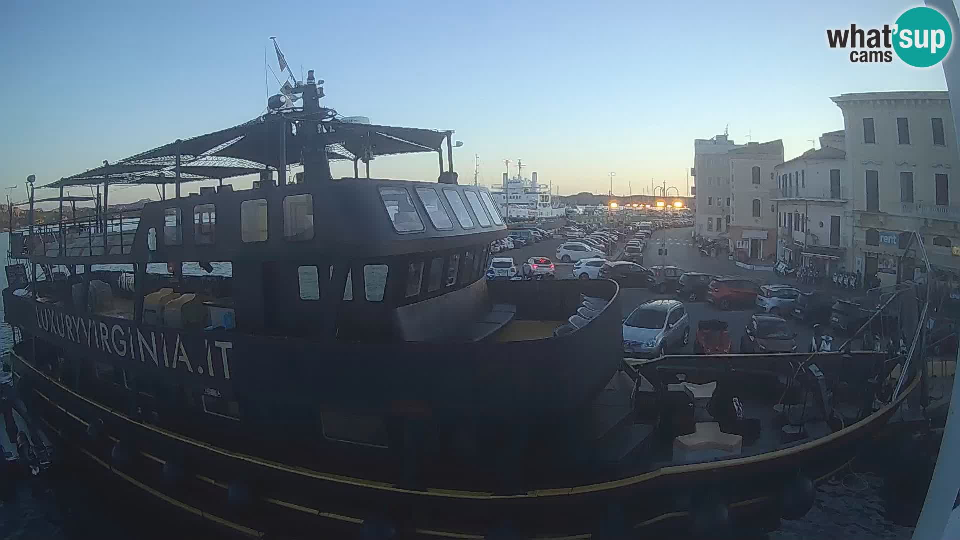 El barco Lo Squalo IV – webcam en directo archipiélago La Maddalena – Cerdeña – Italia
