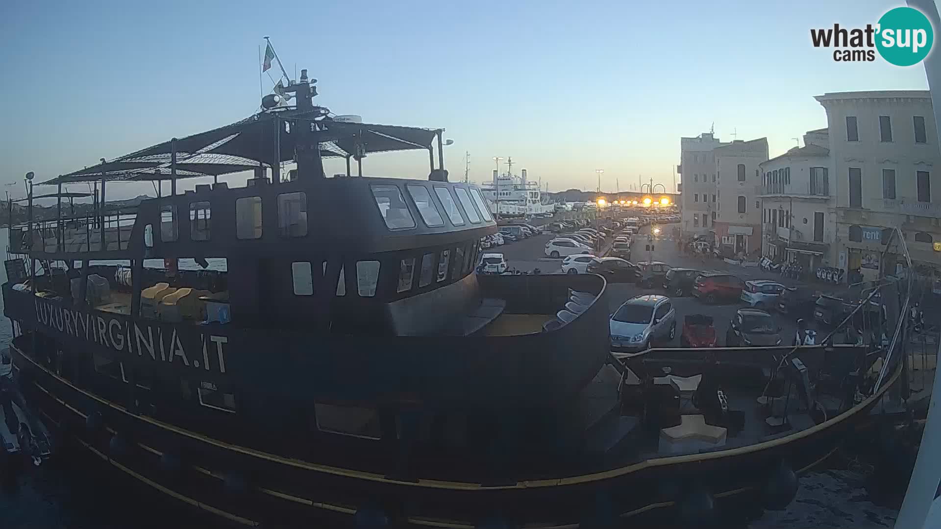 El barco Lo Squalo IV – webcam en directo archipiélago La Maddalena – Cerdeña – Italia