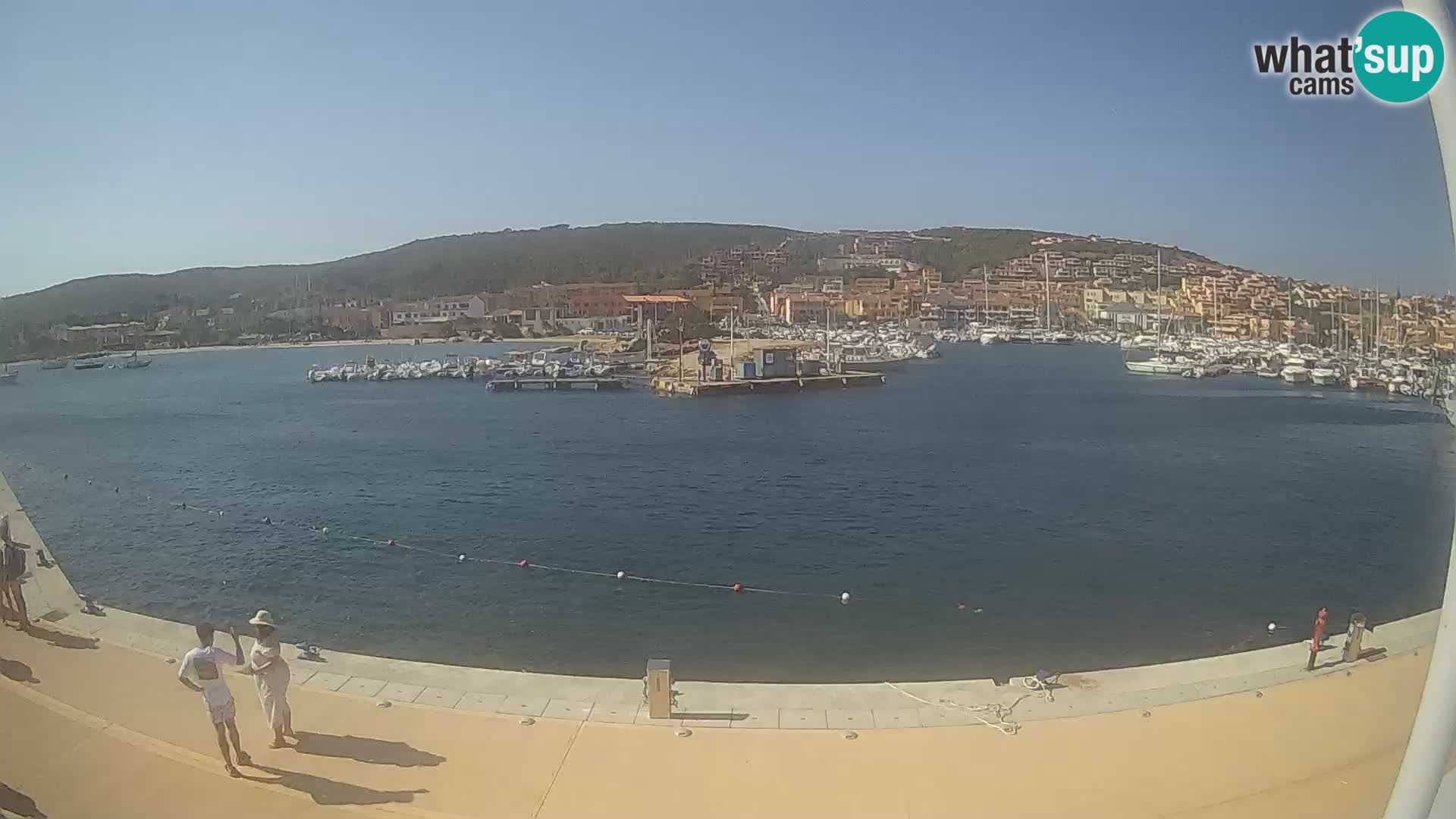 The boat Lo Squalo IV – live webcam arcipelago La Maddalena – Sardinia – Italy
