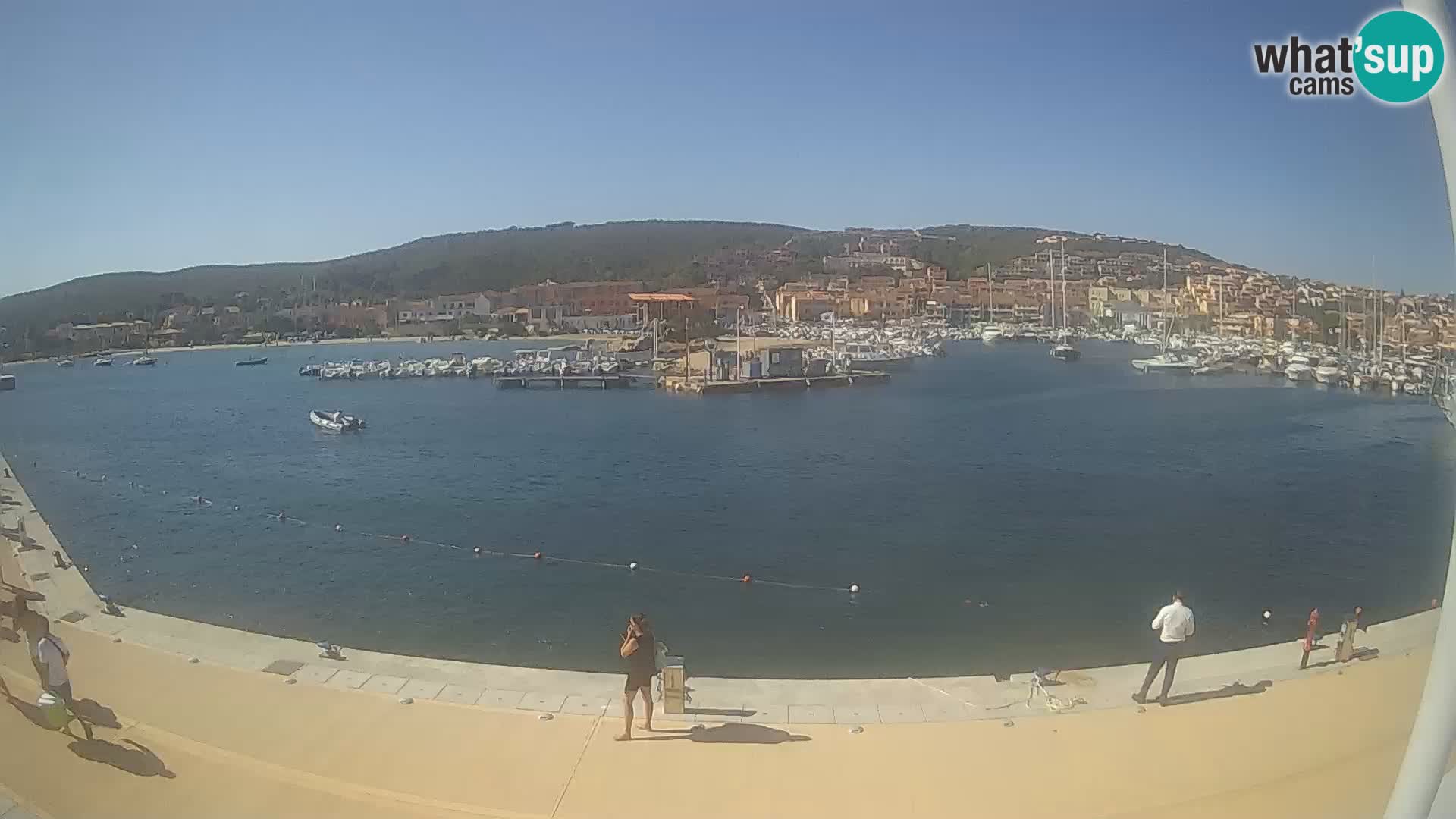 The boat Lo Squalo IV – live webcam arcipelago La Maddalena – Sardinia – Italy