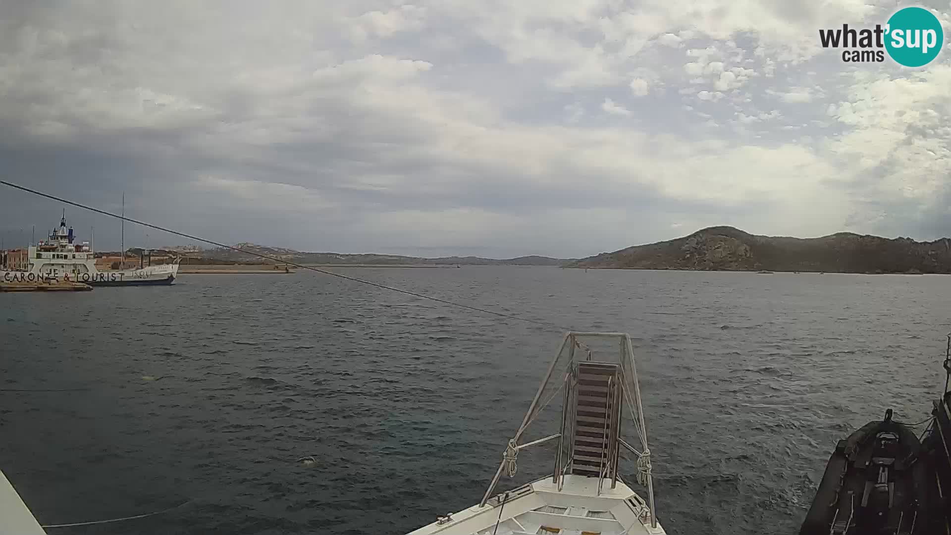 El barco Lo Squalo IV – webcam en directo archipiélago La Maddalena – Cerdeña – Italia