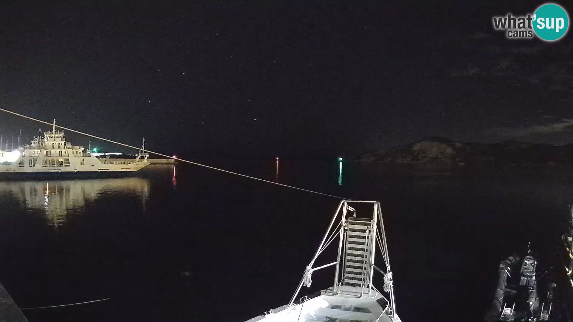The boat Lo Squalo IV – live webcam arcipelago La Maddalena – Sardinia – Italy