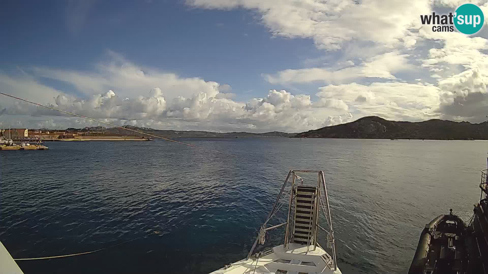 El barco Lo Squalo IV – webcam en directo archipiélago La Maddalena – Cerdeña – Italia