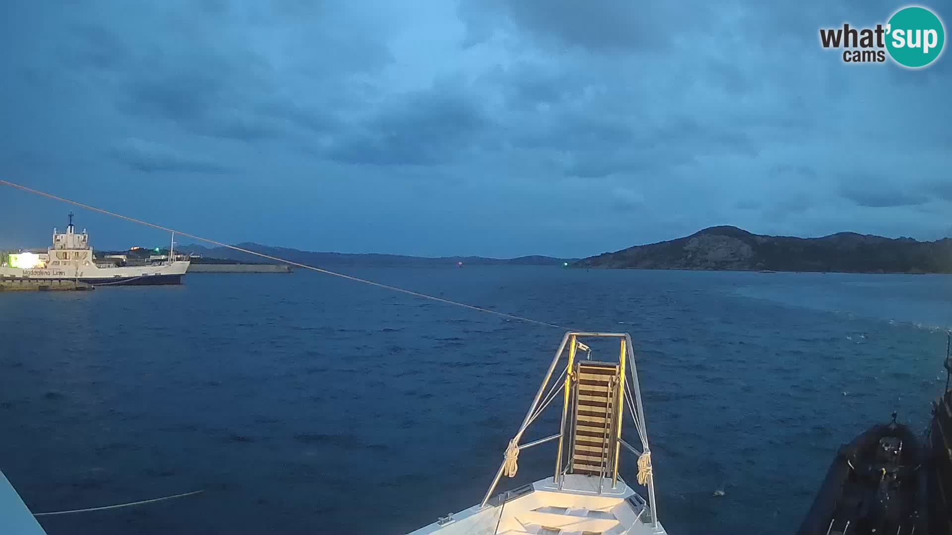 Le bateau Lo Squalo IV – webcam en direct arcipelago La Maddalena – Sardaigne – Italie