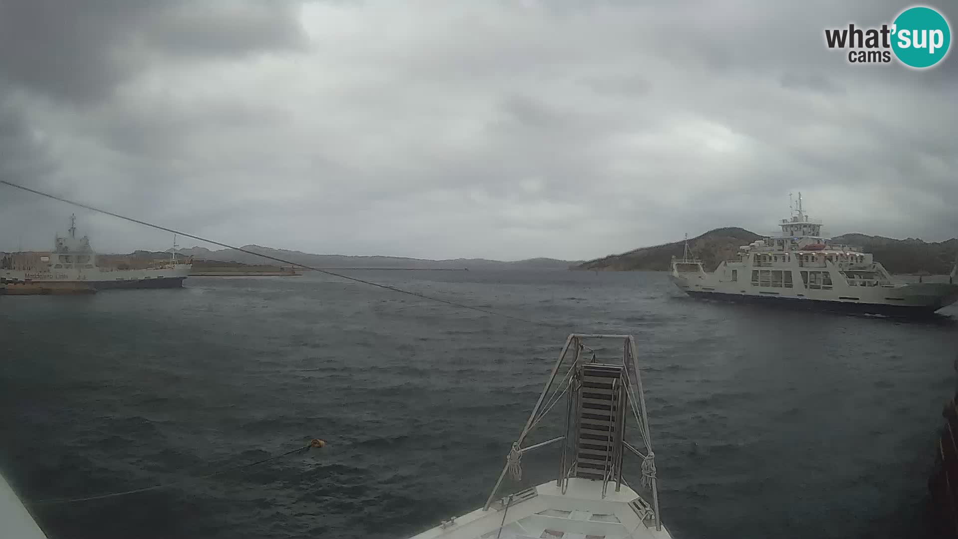 El barco Lo Squalo IV – webcam en directo archipiélago La Maddalena – Cerdeña – Italia