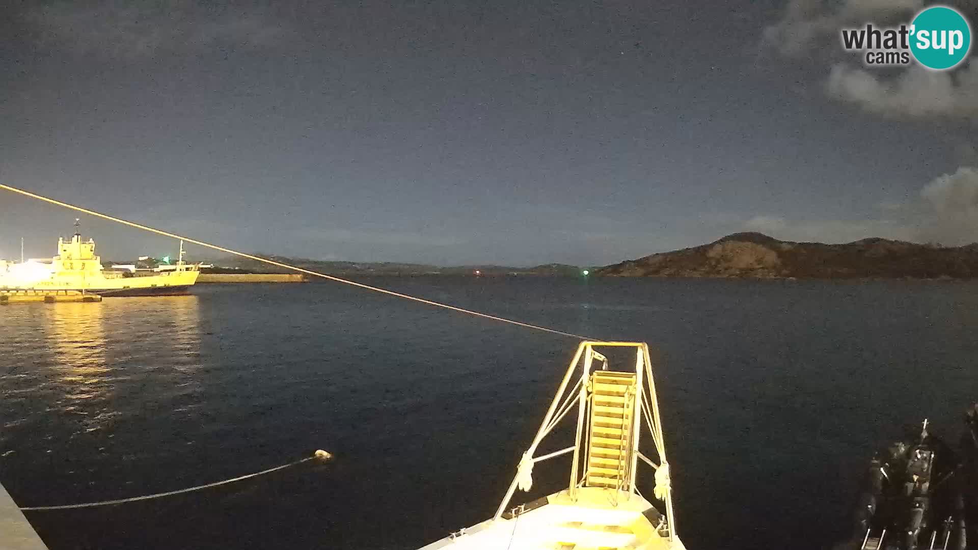 The boat Lo Squalo IV – live webcam arcipelago La Maddalena – Sardinia – Italy