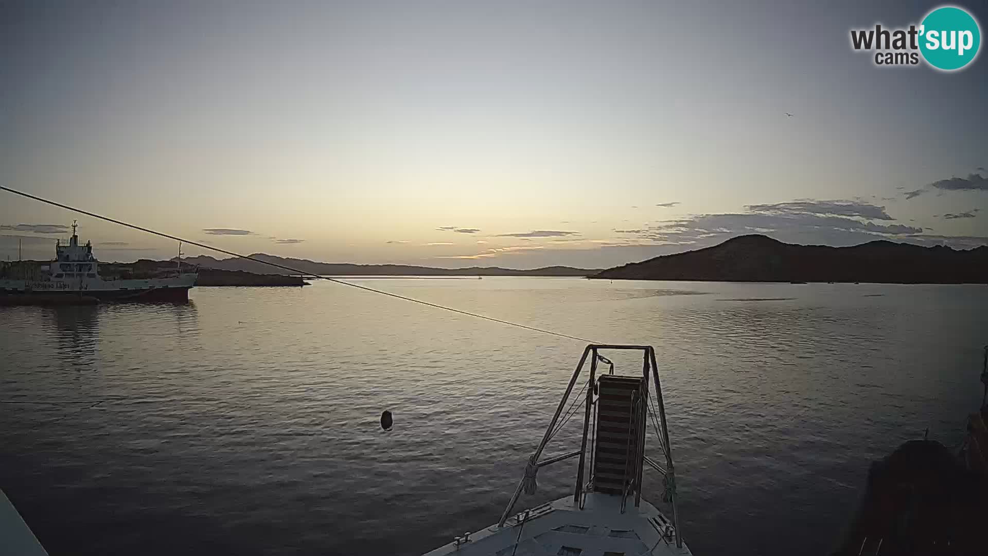 The boat Lo Squalo IV – live webcam arcipelago La Maddalena – Sardinia – Italy