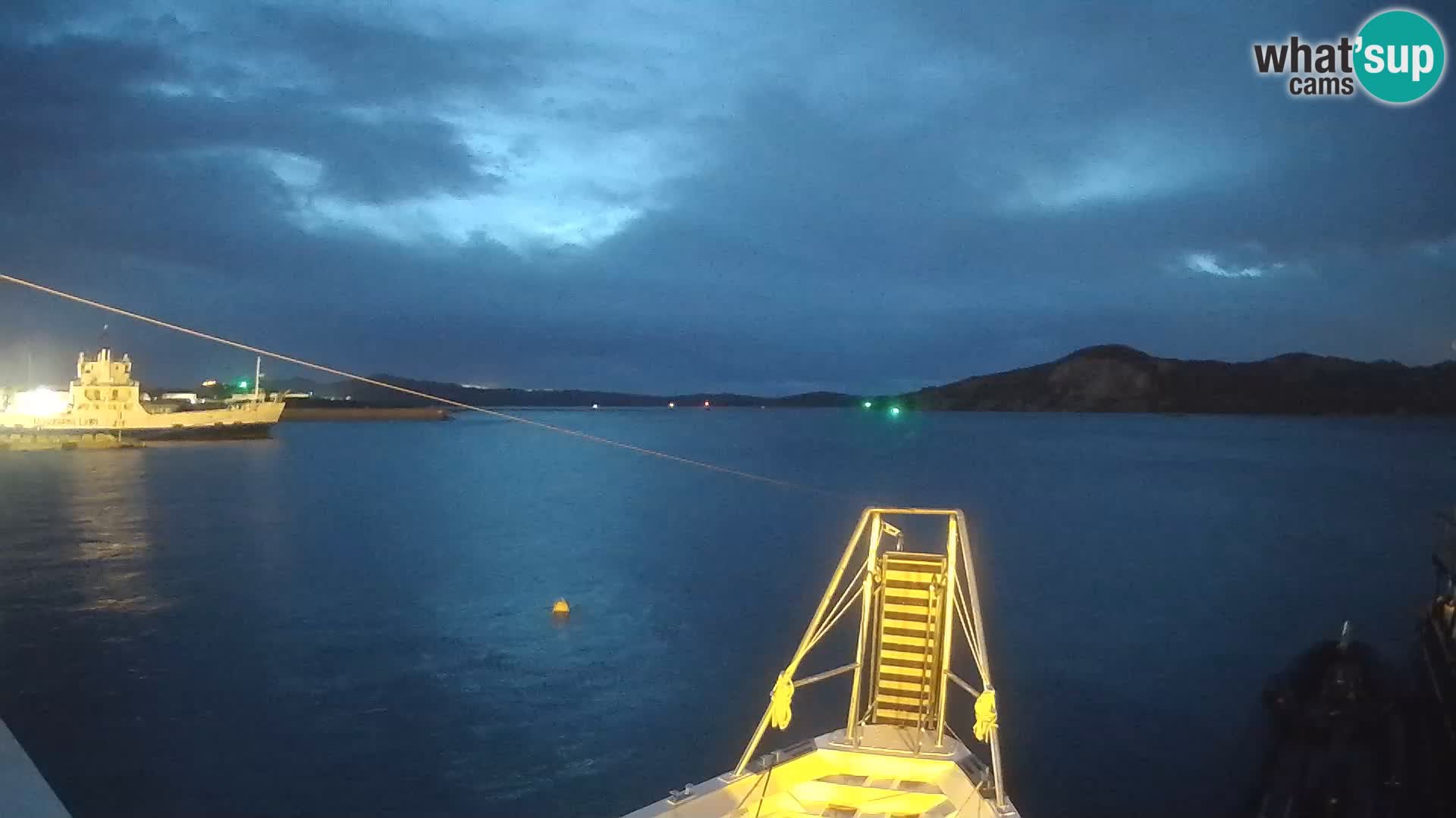 The boat Lo Squalo IV – live webcam arcipelago La Maddalena – Sardinia – Italy