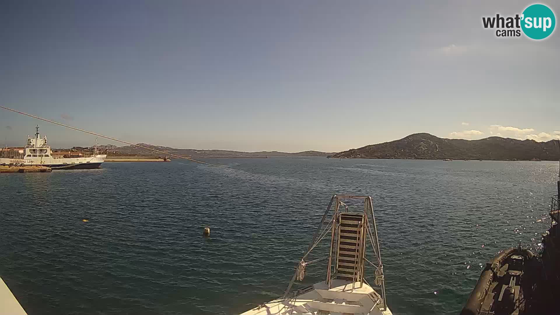 The boat Lo Squalo IV – live webcam arcipelago La Maddalena – Sardinia – Italy