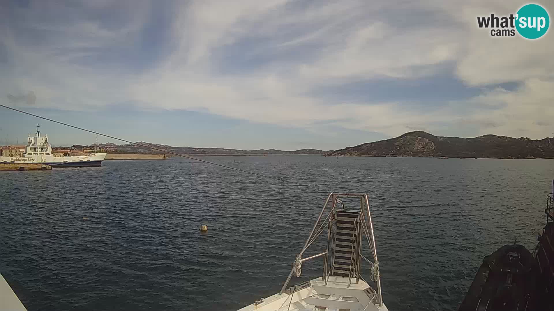 Le bateau Lo Squalo IV – webcam en direct arcipelago La Maddalena – Sardaigne – Italie