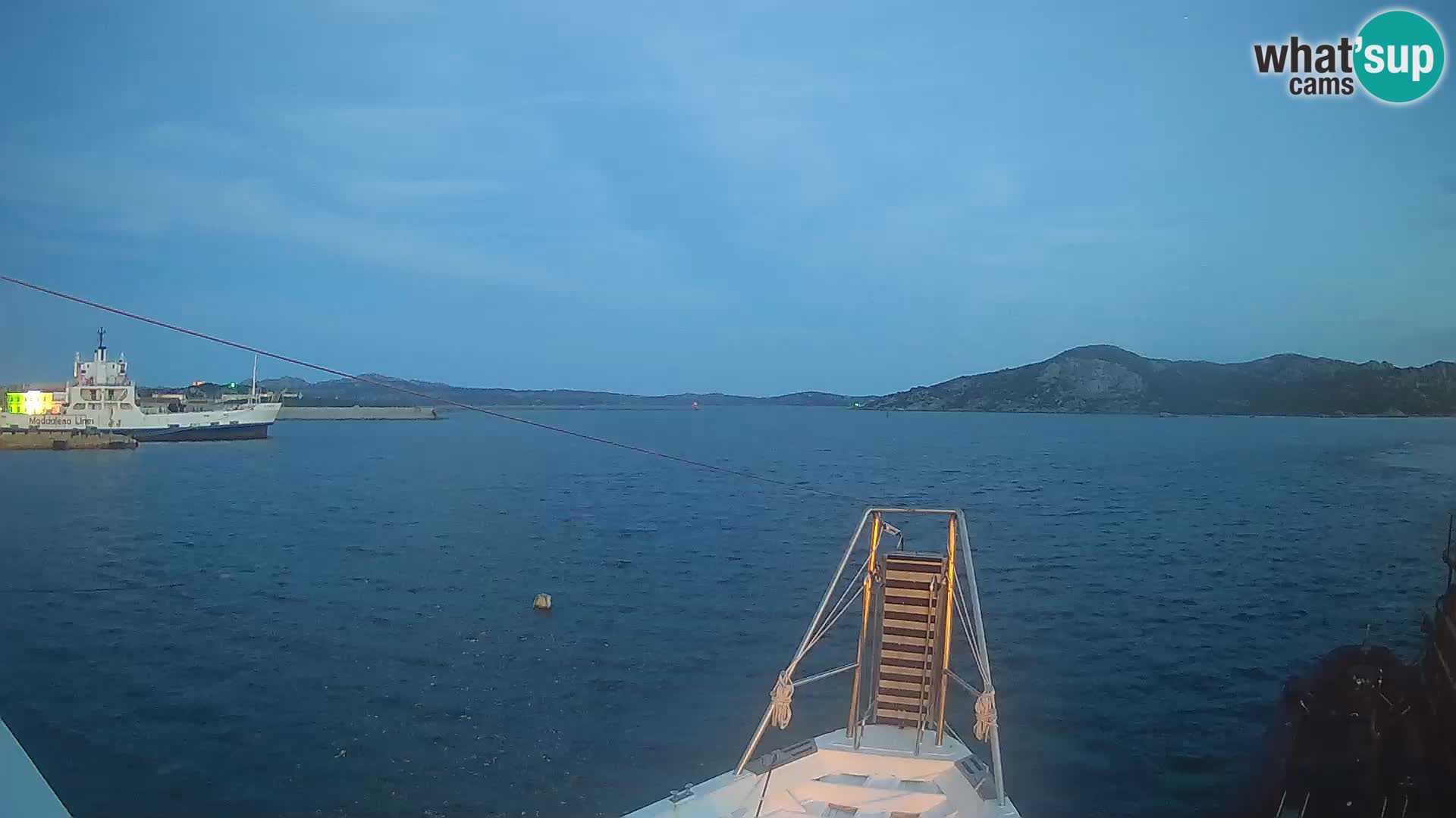 Le bateau Lo Squalo IV – webcam en direct arcipelago La Maddalena – Sardaigne – Italie