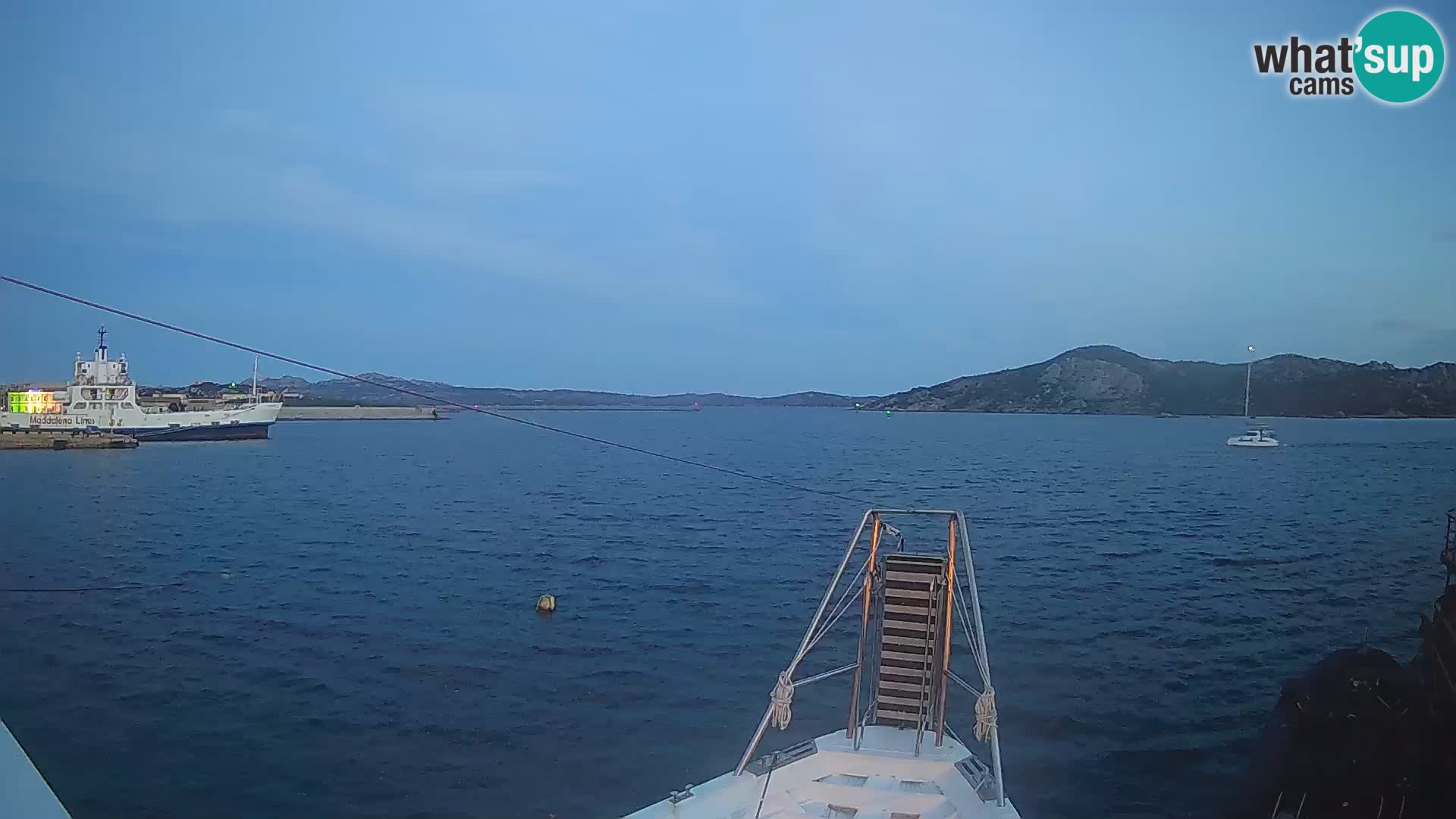 El barco Lo Squalo IV – webcam en directo archipiélago La Maddalena – Cerdeña – Italia