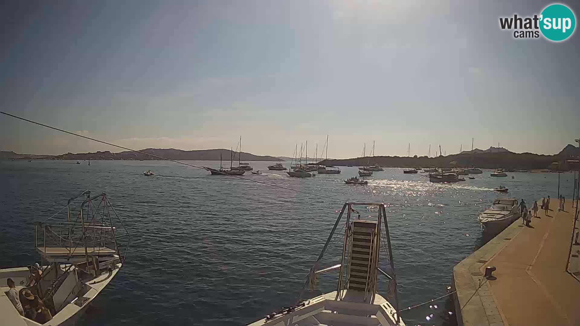 Le bateau Lo Squalo IV – webcam en direct arcipelago La Maddalena – Sardaigne – Italie