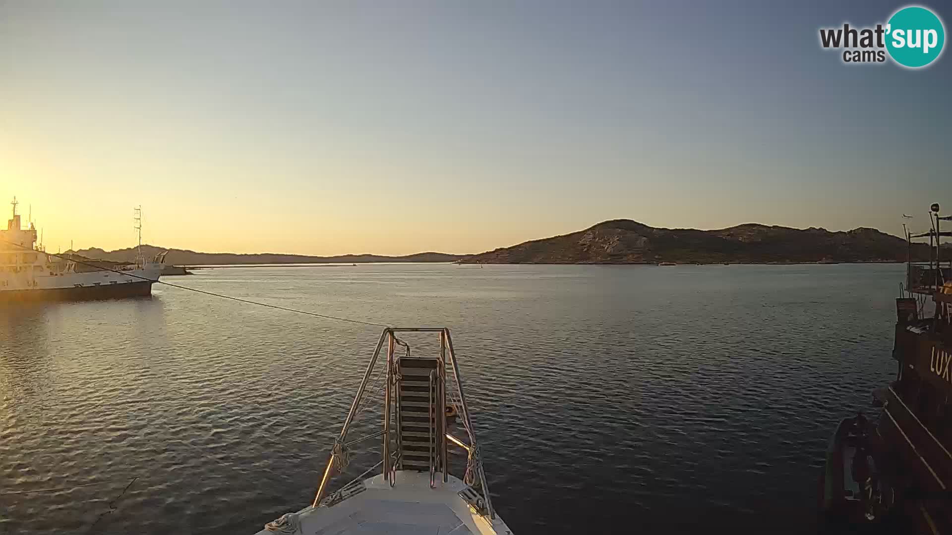 El barco Lo Squalo IV – webcam en directo archipiélago La Maddalena – Cerdeña – Italia