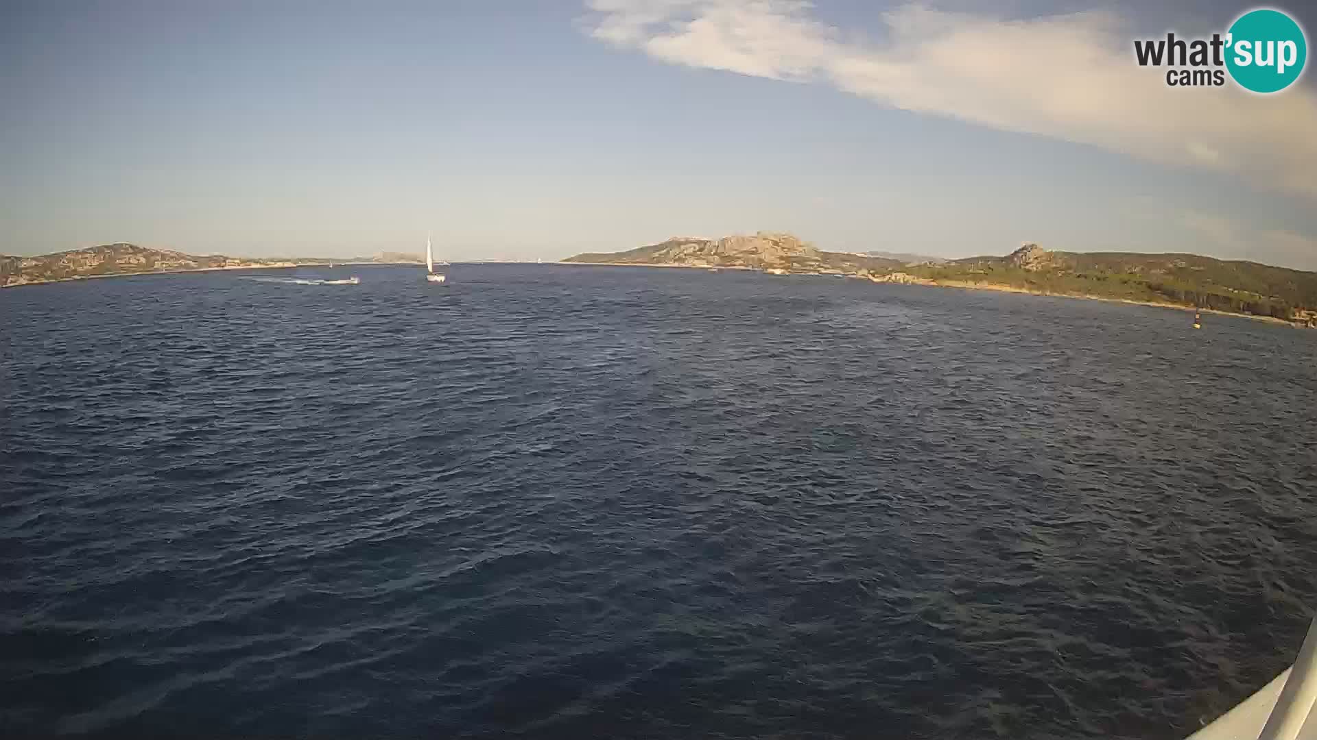 Le bateau Lo Squalo IV – webcam en direct arcipelago La Maddalena – Sardaigne – Italie