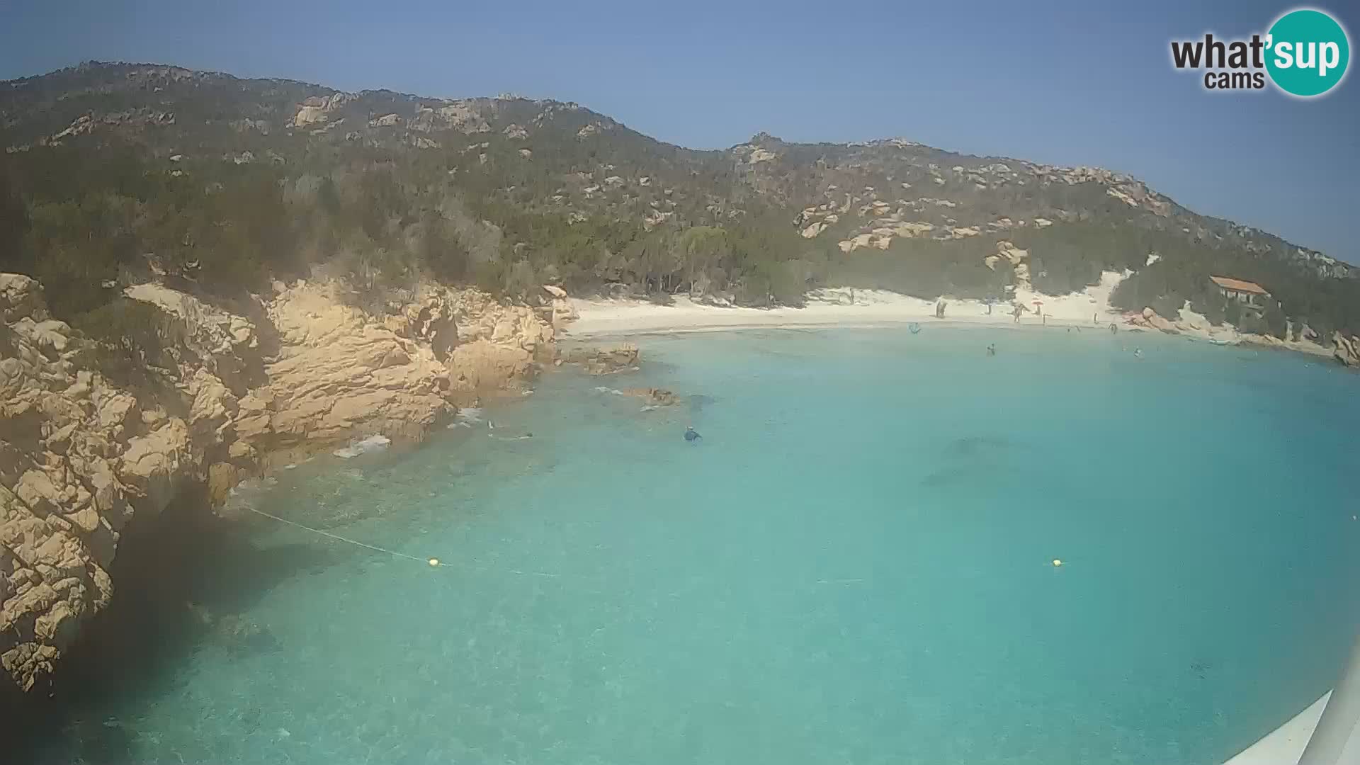 The boat Lo Squalo IV – live webcam arcipelago La Maddalena – Sardinia – Italy