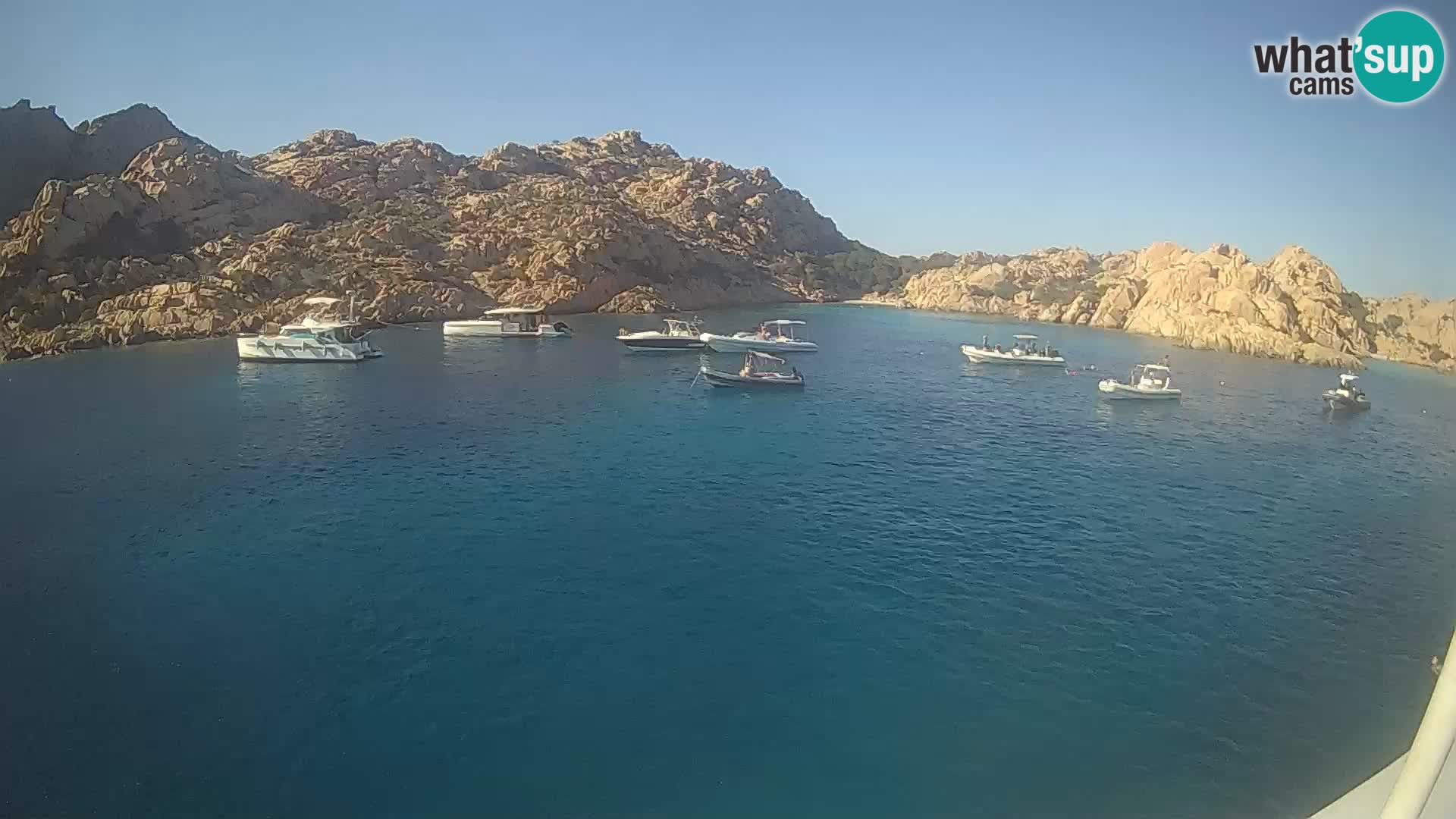 Le bateau Lo Squalo IV – webcam en direct arcipelago La Maddalena – Sardaigne – Italie