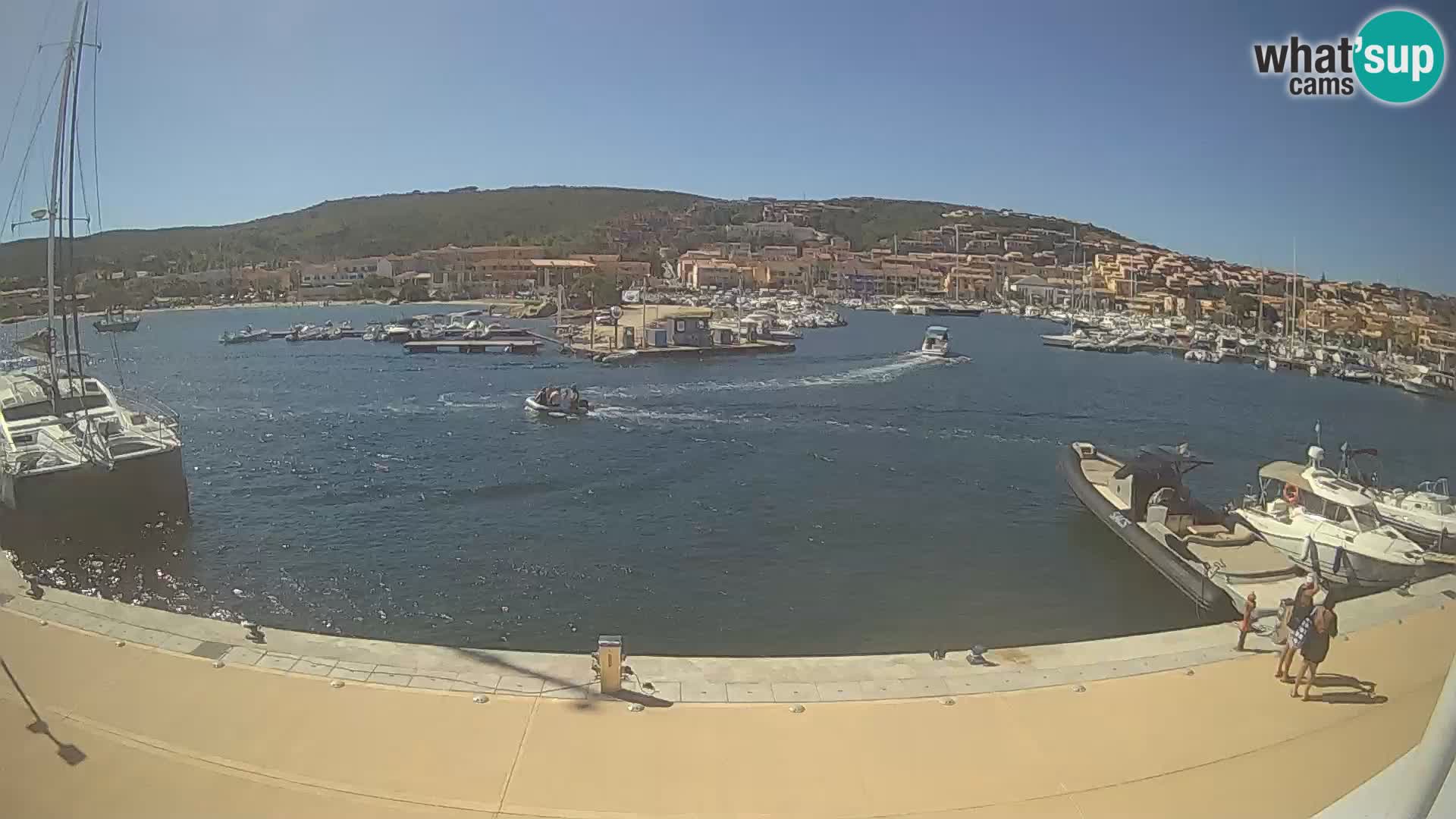 El barco Lo Squalo IV – webcam en directo archipiélago La Maddalena – Cerdeña – Italia