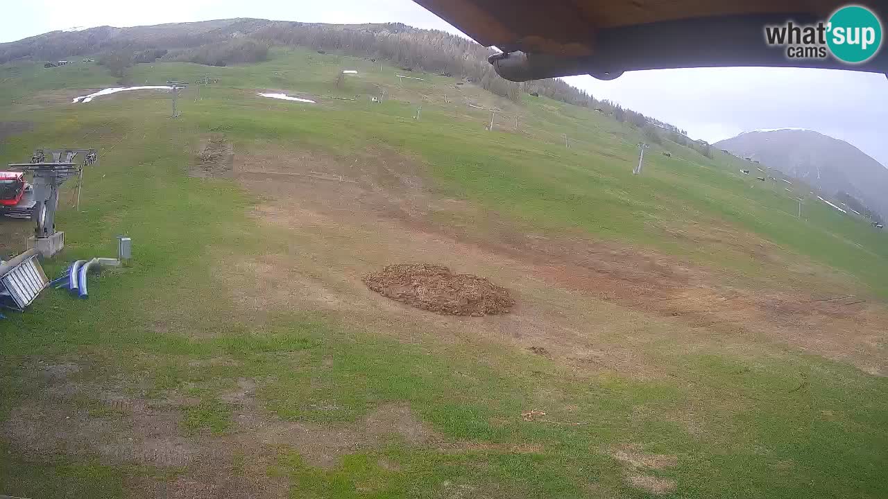 Livigno webcam – view on Livigno Ski School area – LivignoGO