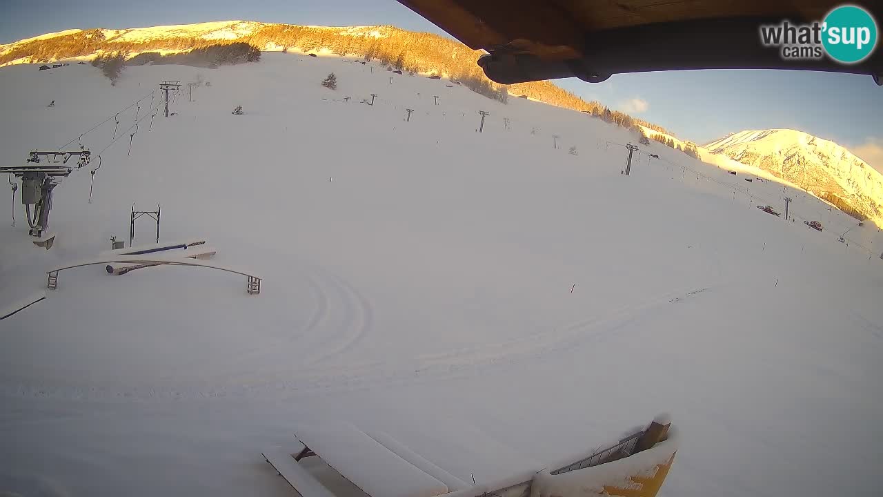 Livigno LIVE cam smučišče | pogled na smučarske proge