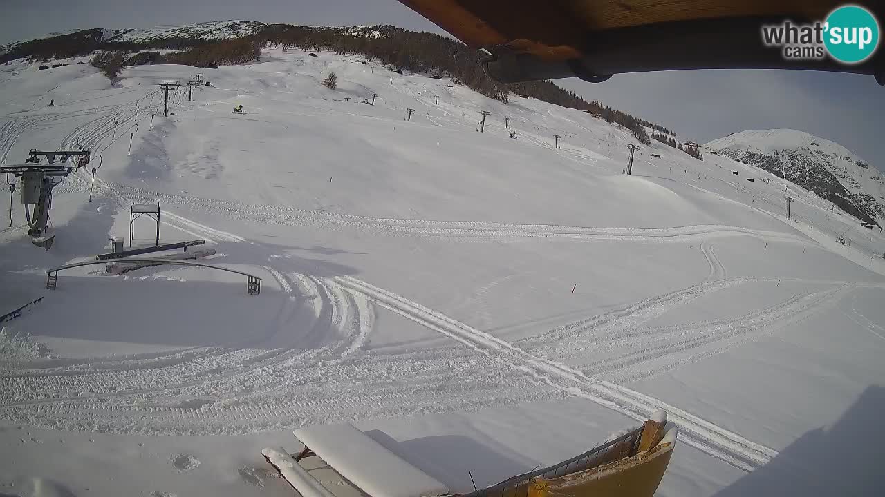 Livigno LIVE cam smučišče | pogled na smučarske proge