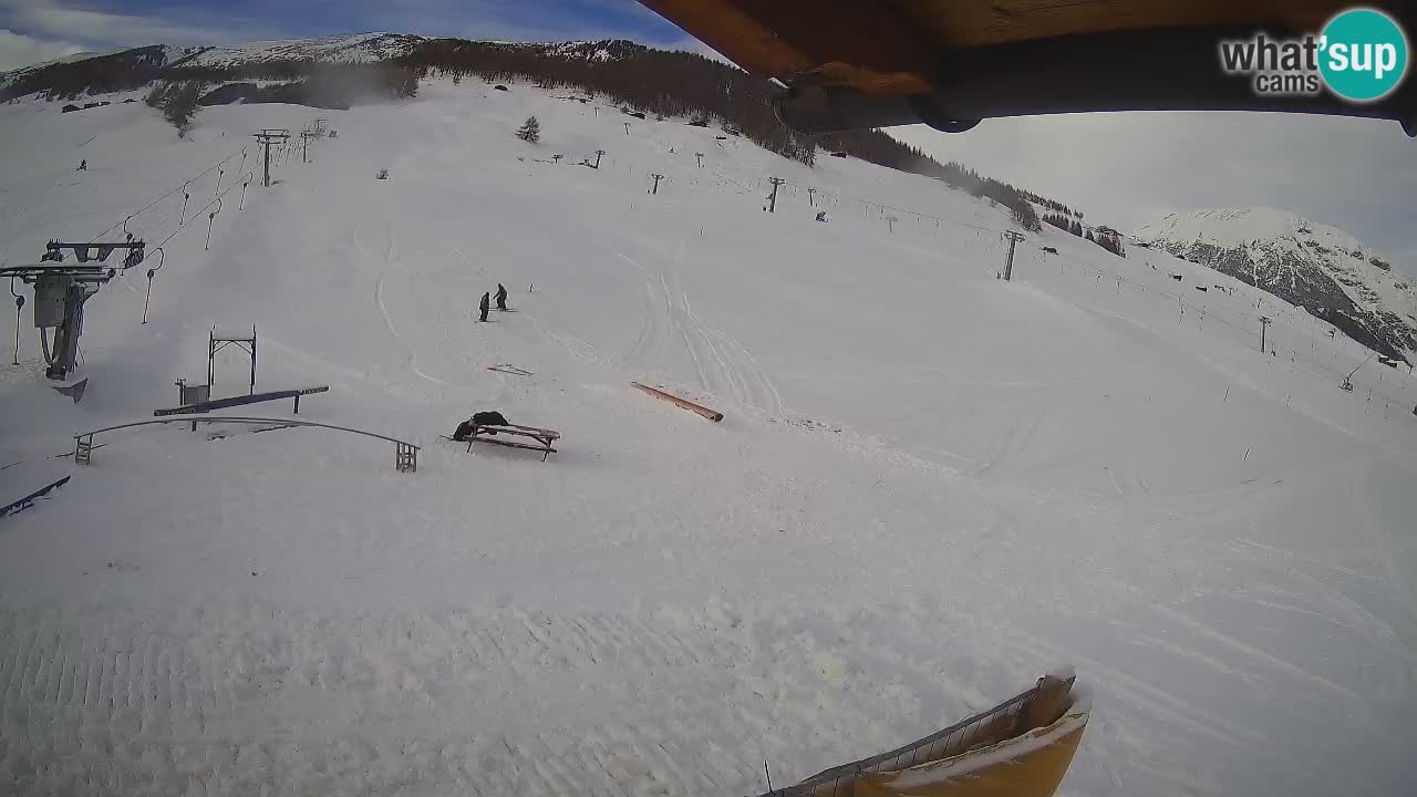 LIVIGNO Skigebiet webcam | Skipisten