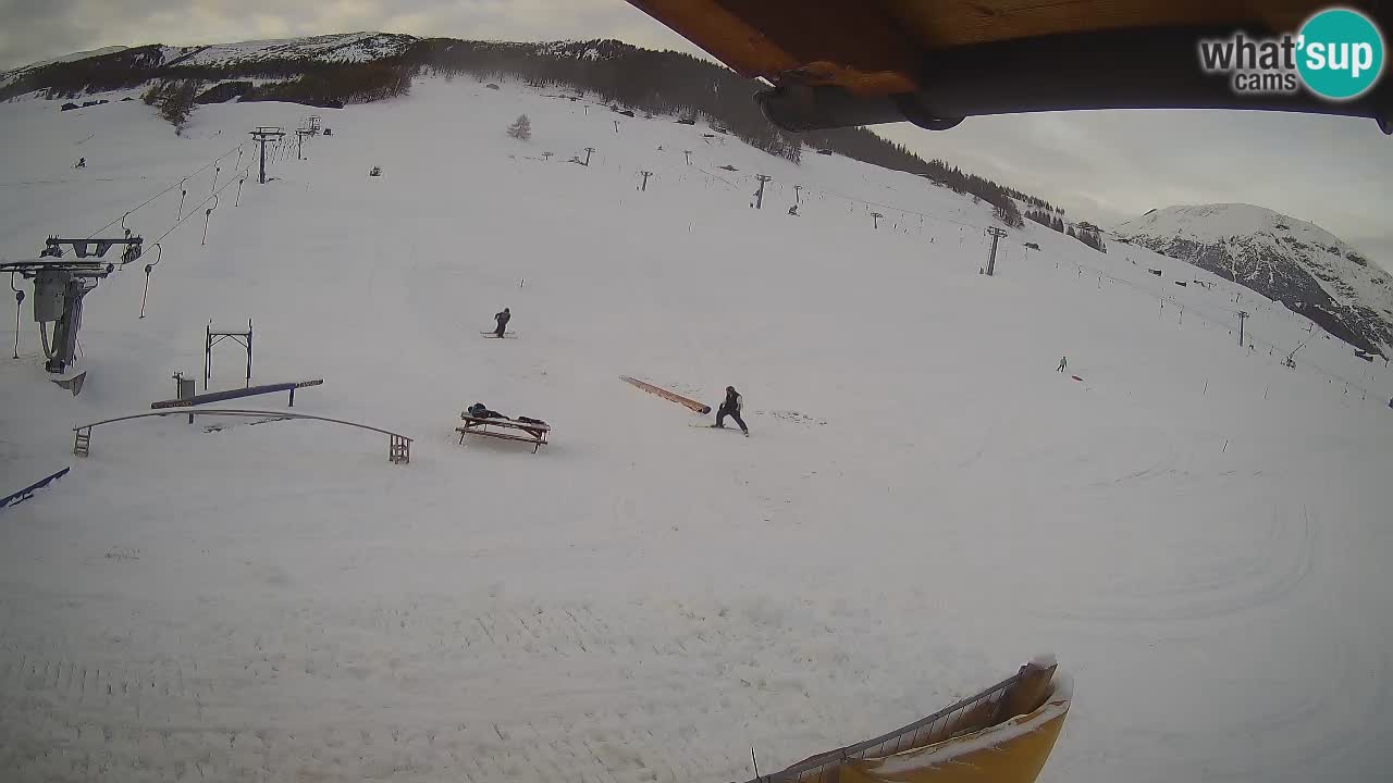 LIVIGNO Skigebiet webcam | Skipisten