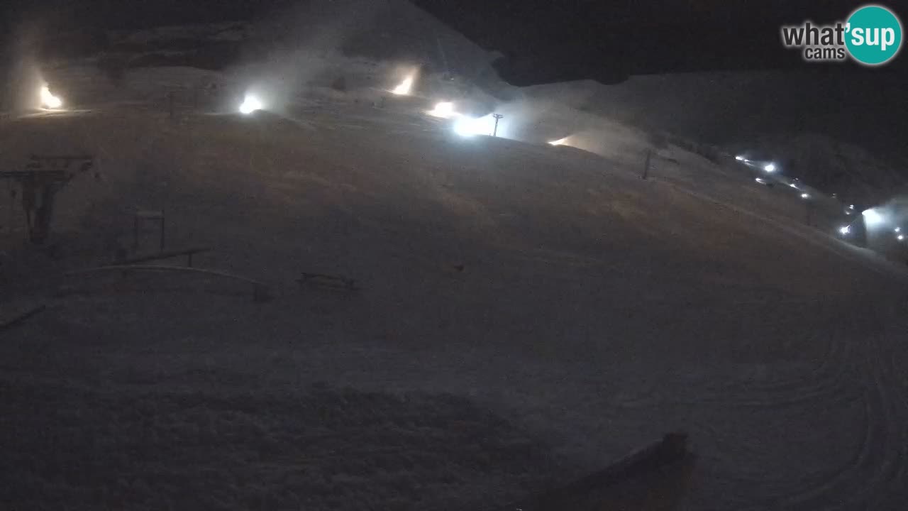 Livigno webcam – view on Livigno Ski School area – LivignoGO