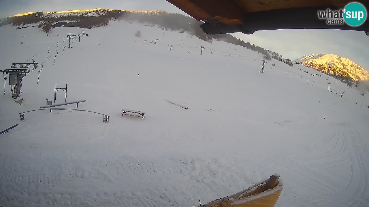 LIVIGNO Skigebiet webcam | Skipisten