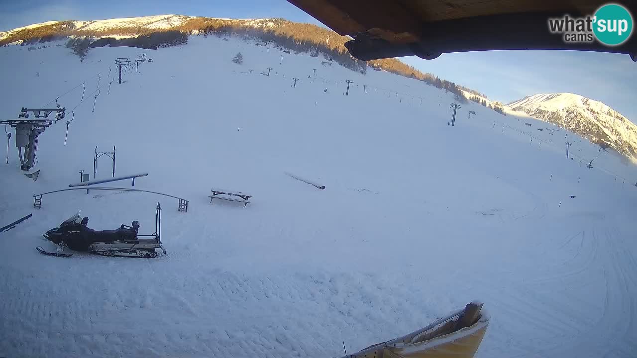 Livigno LIVE cam smučišče | pogled na smučarske proge