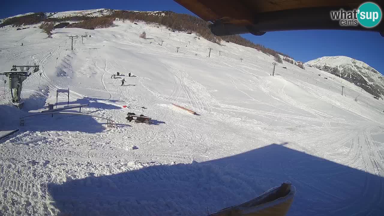 Livigno LIVE cam smučišče | pogled na smučarske proge