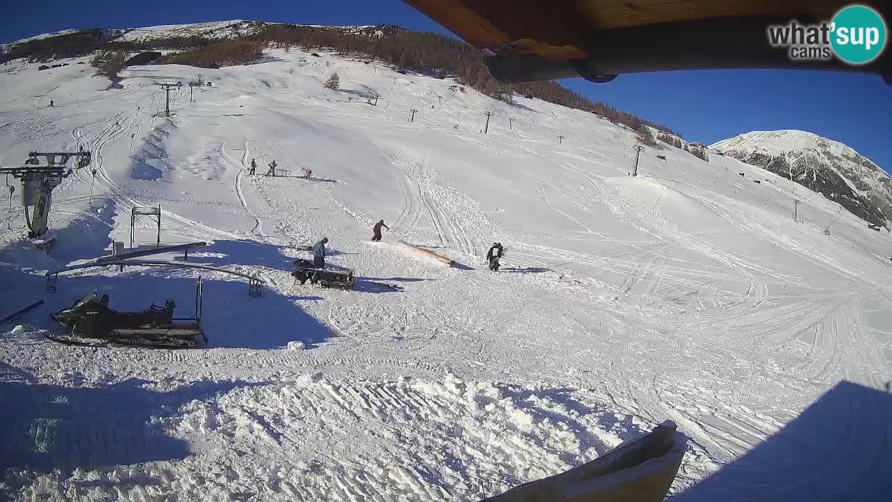 LIVIGNO Skigebiet webcam | Skipisten