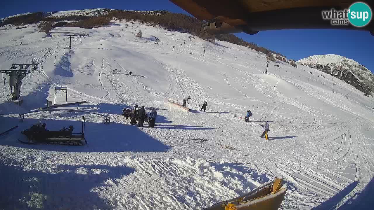 Livigno web kamera – pogled na Livigno Ski School area – LivignoGO