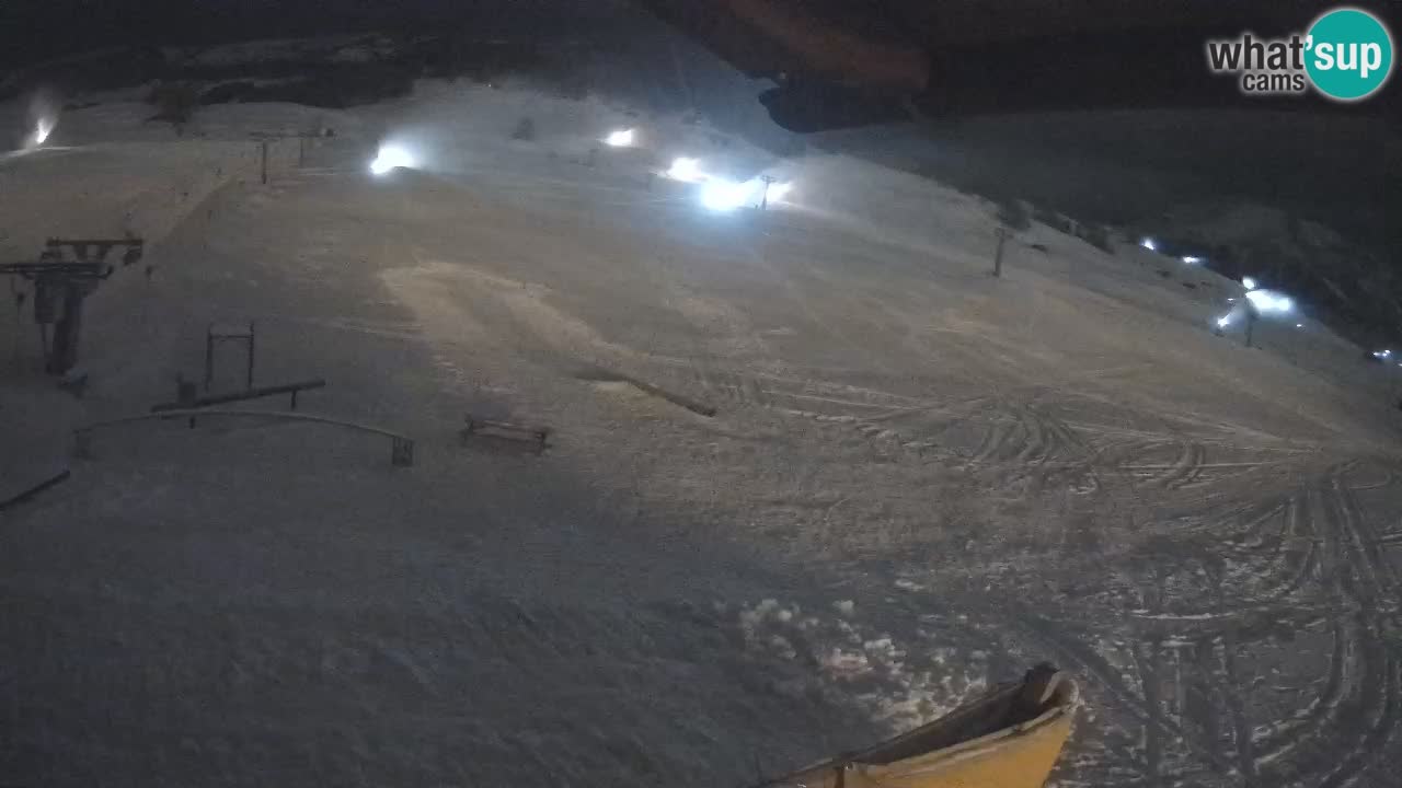 Livigno webcam – view on Livigno Ski School area – LivignoGO