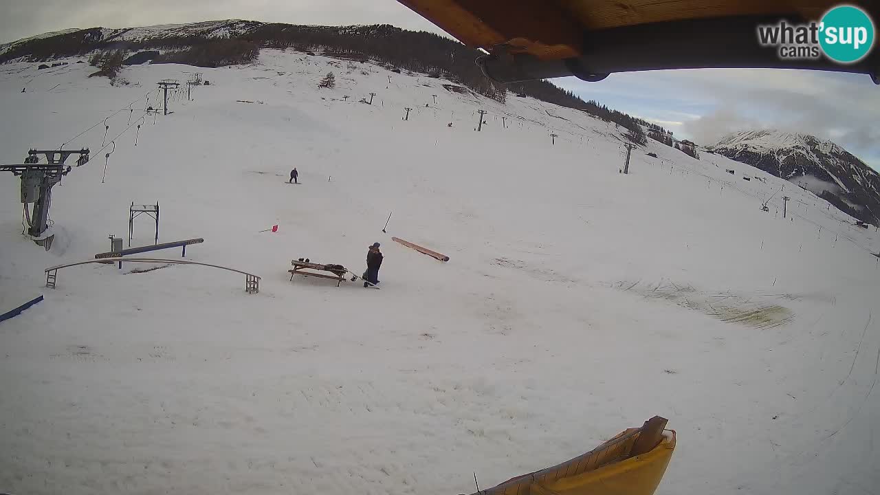 Livigno LIVE cam smučišče | pogled na smučarske proge