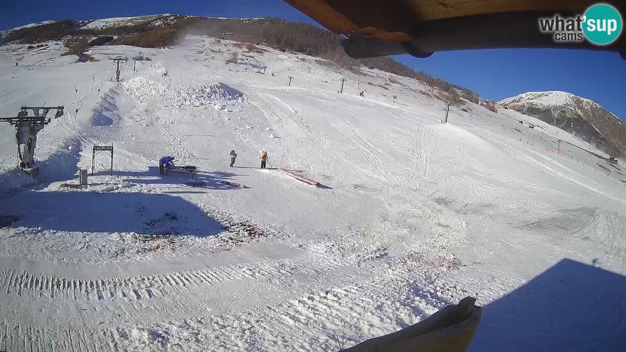 Livigno LIVE cam smučišče | pogled na smučarske proge