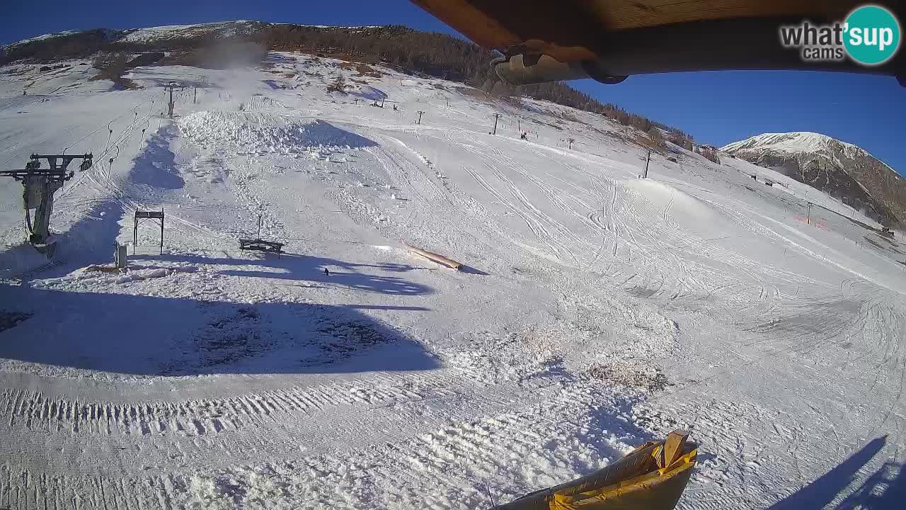 Livigno LIVE cam smučišče | pogled na smučarske proge