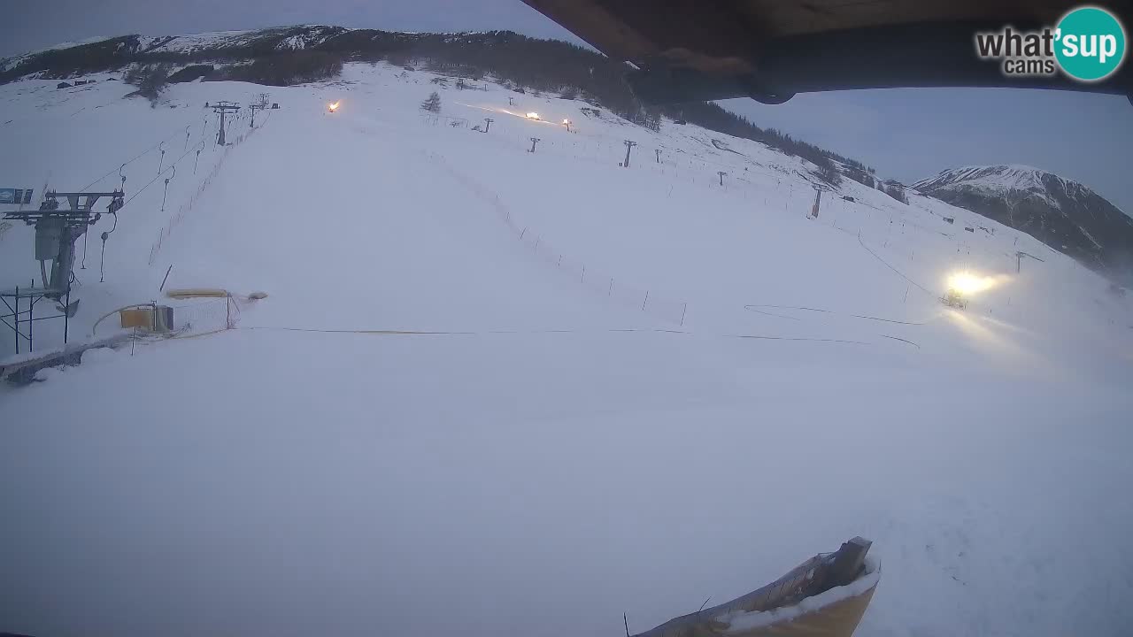 Livigno LIVE cam smučišče | pogled na smučarske proge