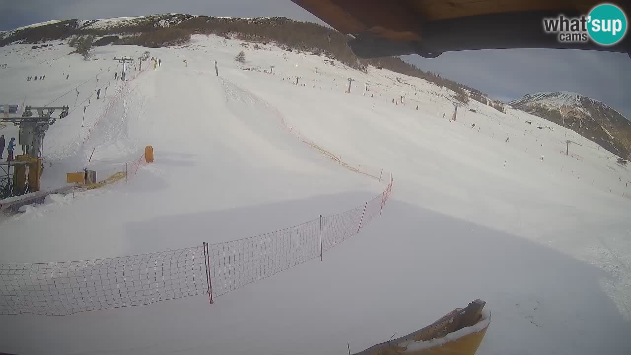 Livigno LIVE cam smučišče | pogled na smučarske proge