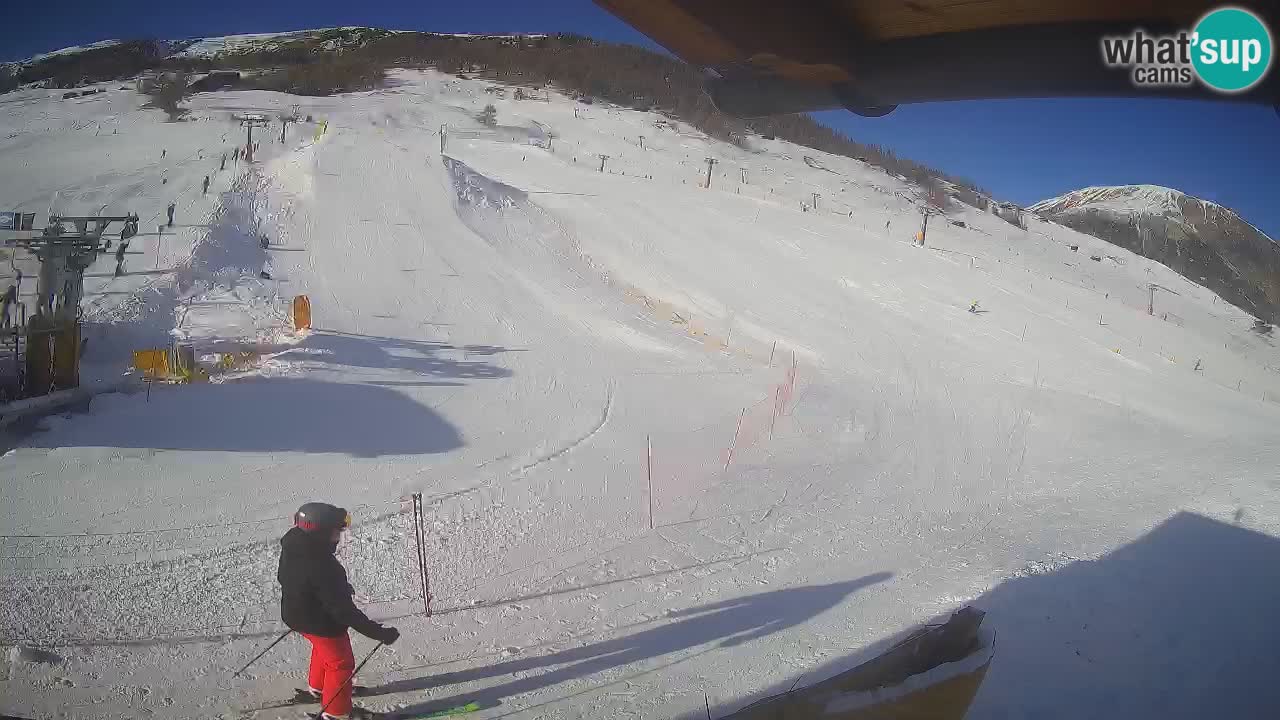 Livigno LIVE cam smučišče | pogled na smučarske proge