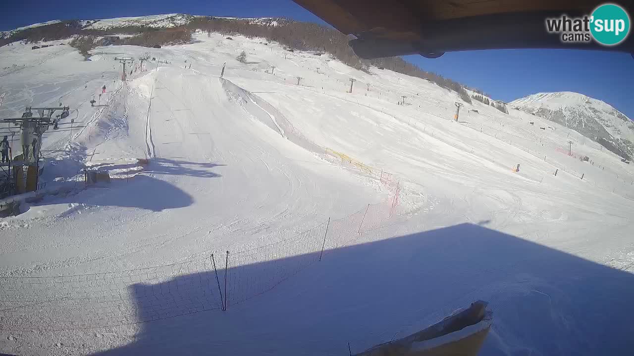 Livigno webcam – view on Livigno Ski School area – LivignoGO